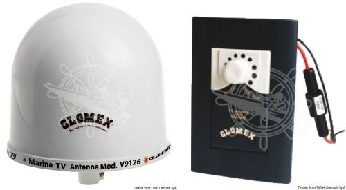 Glomex omnidirectional tv antenna v9126 with 20m coaxial cable