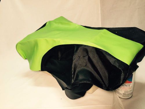 Kawasaki mohave seat cover green with black gripper...new
