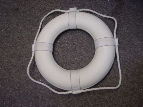 Cal-june gw 20&#034; jim buoy closed cell foam life ring web straps