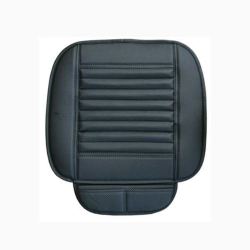 Car bamboo charcoal leather seat cushion breathable padded chair cover pads
