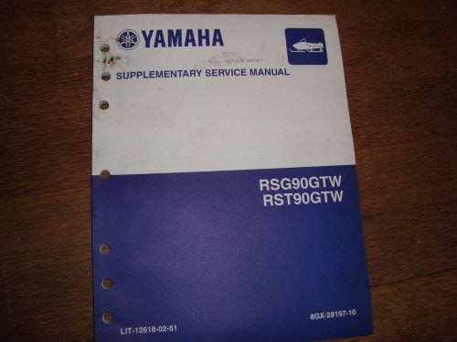Yamaha rage gt owners manual rsg90gtw rst90gtw