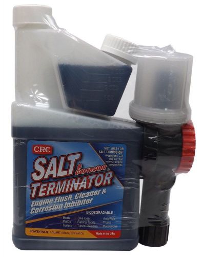Crc sx-32m marine salt terminator engine flush concentrate with mixer - 32 oz.