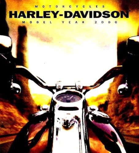 2000 harley-davidson large deluxe brochure -sportster-softail-dyna-electra glide