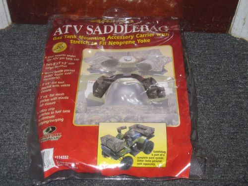 Atv saddlebag gas tank mounting accessory carrier  camo new in package