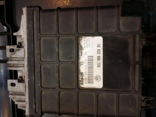 Volkswagen passat engine brain box electronic control module; 6 cyl, thru vin