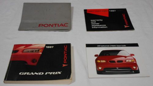 1997 pontiac grand prix owner manual 4/pc.set &amp; gray pontiac factory case,,