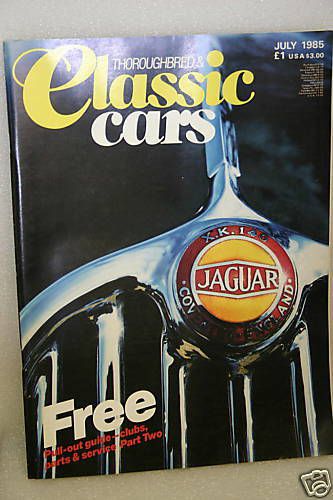 Thoroughbred &amp; classic cars july 1985 jaguar le mans