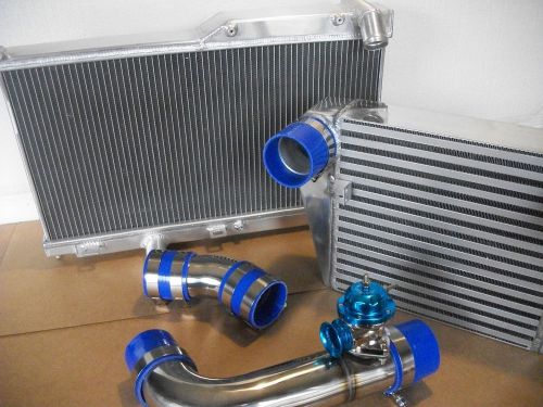 Intercooler &amp; radiator high hp upgrade kit 93+ mazda fd single turbo rx7 greddy
