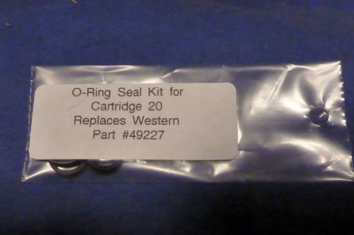 Western 49227,western snow plow  # 20 cartridge valve  seal kit ,new