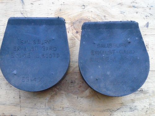 Salisbury eg-400 4&#034; inch boat exhaust flapper guards clamp prevents water