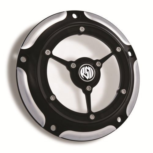 Roland sands clarity contrast cut 5 hole derby cover 99-11 harley davidson t/c