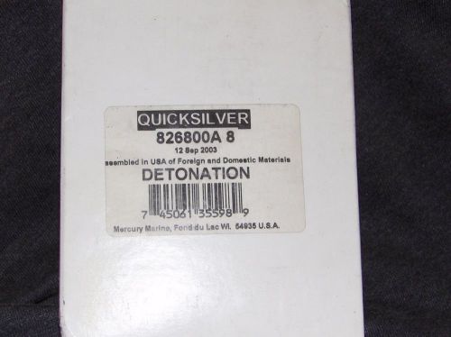Genuine quicksilver detonation control module 826800a7 / 826800a8 /