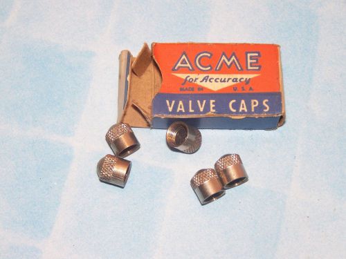 Vintage nos acme valve caps  hackensack, n.j.usa. motorcycle box automotive