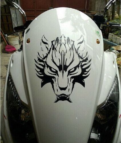 Car motorcycle decal vinyl graphics stickers hood decals wolf head #cg229