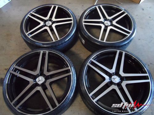 22 mercedes 5 twin spoke style wheels tires fits s cl class s550 s63 cl550 cl63