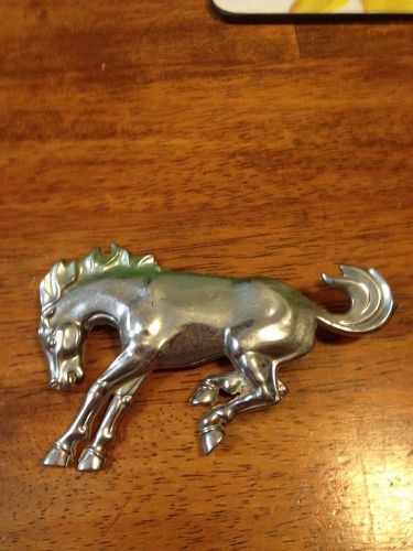 Vintage ford mustang metal horse emblem -