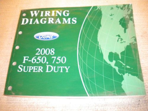 2008 ford f650, f750 f-650, f-750 medium truck  etvm wiring diagrams  oem