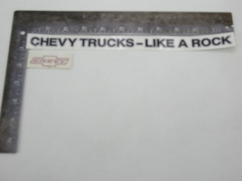 Vintage chevy truck decal sticker lot nos