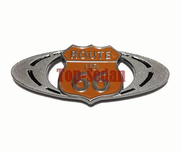 Metal hood front grille grill badge emblem america route 66 reiz camry toyota   