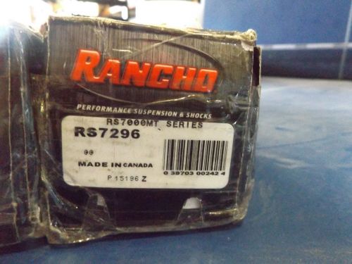 1 new set rancho rs7296 performance supension &amp; shock absorber with boot nib