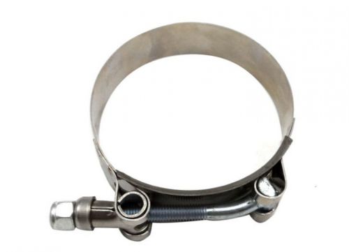 Marine / wet exhaust coupler clamp, stainless t-bolt,  3.27&#034;-3.58&#034;