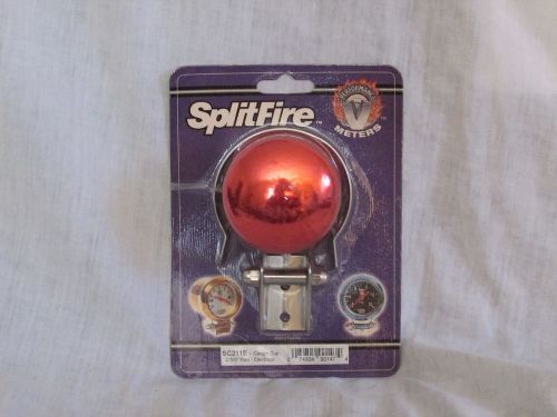 Splitfire 2-5/8&#034; red electrical gauge cup sc211e