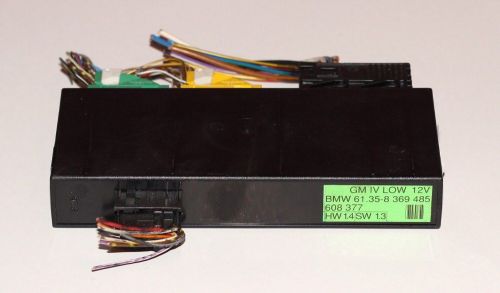 Bmw e36  m3 coupe gmiv low 12v basic control module with pig tails 8369485