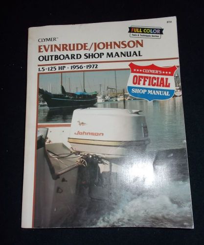Johnson evinrude 1.5-125hp 1956-1972 outboard service repair shop manual