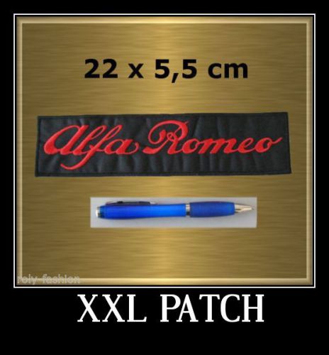 Luxury  rare patch   alfa romeo  xxl patche iron on