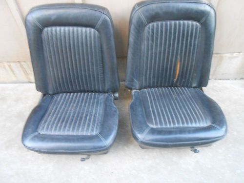 1967 1968 ford mustang coupe fastback bucket seats with tracking