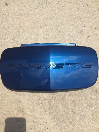 1997-2004 corvette c5 license plate cover electron blue