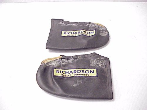 2 richardson black padding halo covers for a aluminum seat nascar xfinity k&amp;n r2