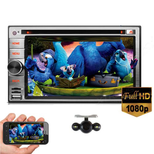 1080p gps android4.4.4 quad core 2din car stereo cd dvd player mp3 radio wifi bt
