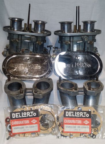 Dellorto dual drla 40 carburetors (pair), manifolds, additional items