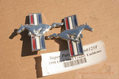 1998 ford mustang fender emblems badge  60323f