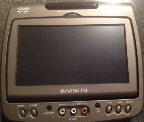 New invision 7&#034; headrest dvd player inhrdvd1000