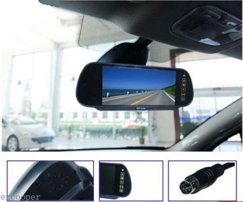 New 7&#034; tft lcd digital color screen car monitor for backup rear view camera