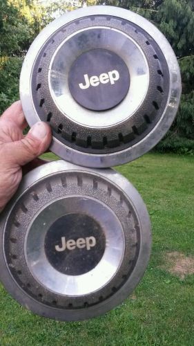 Jeep center caps for 15&#034; factory alloy wheels