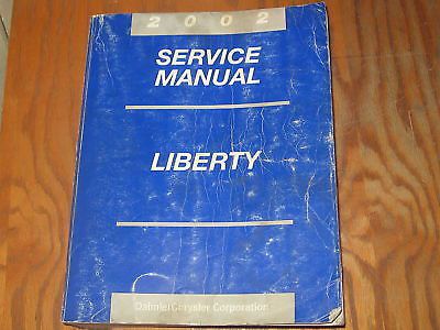 2002 jeep liberty factory shop repair service manual