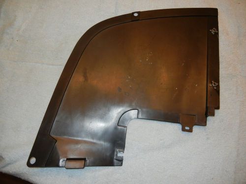 92 saab 9000 left lower front bumper air deflector belly pan 4008256