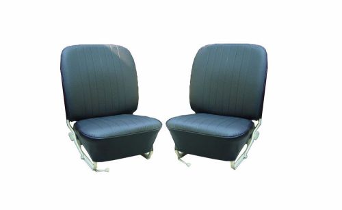 58-64 vw bug sdn original seat upholstery front+rear, basketweave (choose color)