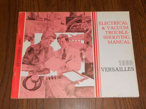 1980 lincoln  versailles / wiring &amp; vacuum diagram shop manual