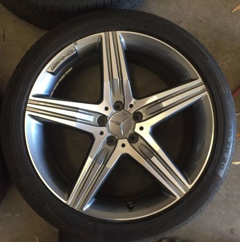 20&#034; mercedes 2015 wheels rims tires s65 63 cl s 550 600 oem factory 85356 85357