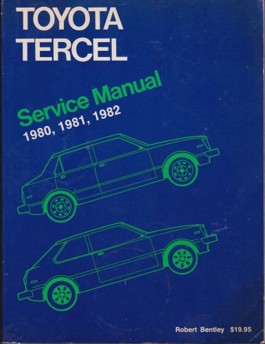 Toyota tercel service manual 1980 1981 1982