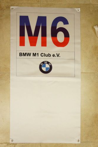 Bmw m6 banner flag - motorsport alpina hartge m5 3.0cs 2002 dtm m6 dtm e30 m3 z3