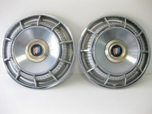 1962 buick full hubcaps very good (2) 1960s hotrods  cool car wall art too
