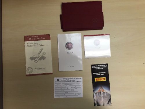 Fiat 500l 2014 user guide with dvd and case/ free shipping