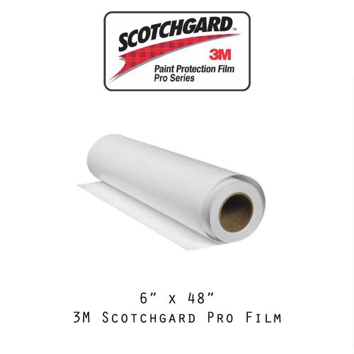 6&#034; x 48&#034; genuine 3m scotchgard pro paint protection film bulk roll clear bra