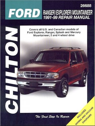 Ford ranger, explorer &amp; mountaineer repair &amp; service manual 1991-1999