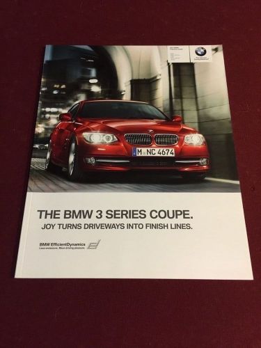 2011 bmw 3 series coupe brouchure